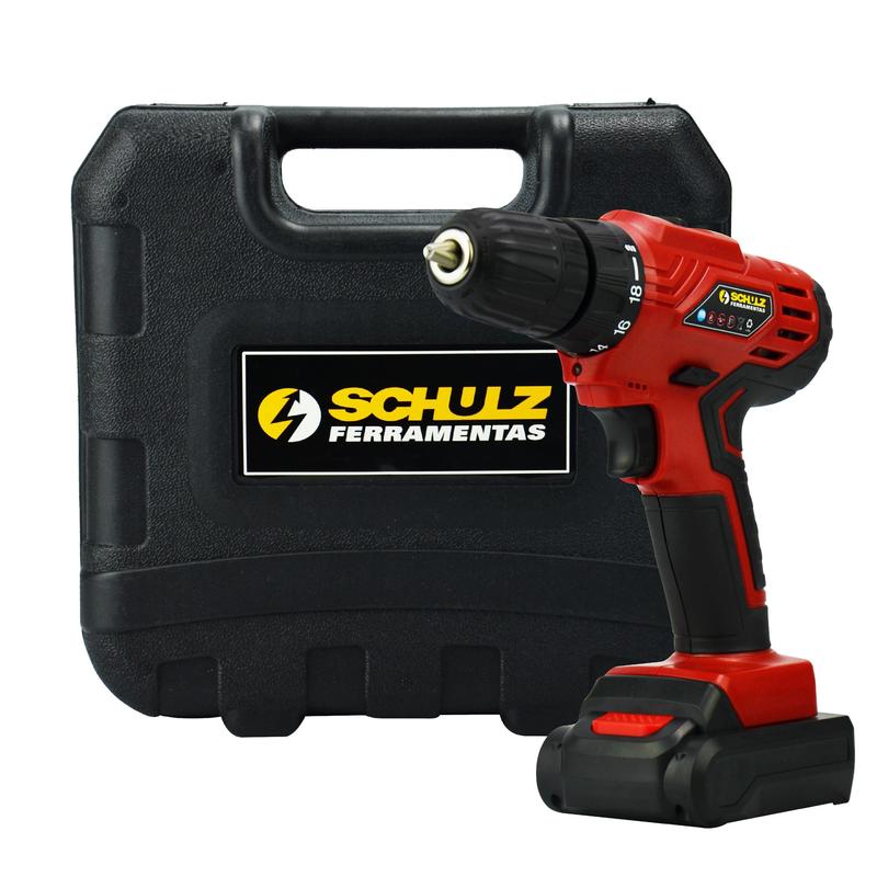 T−FAL FV4670J0 Furadeira Parafusadeira 16v 10mm 3/8 Sem Fio Com Acessórios e